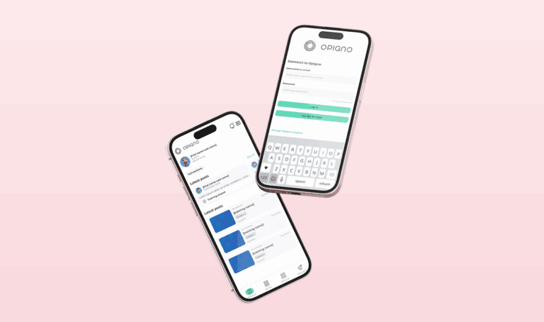 Couverture Mobile App Opigno